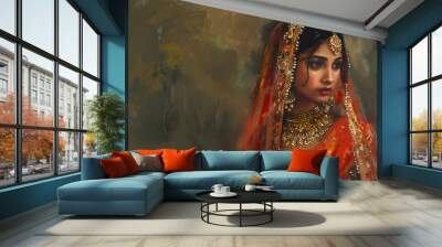  Bangladeshi young woman Wall mural